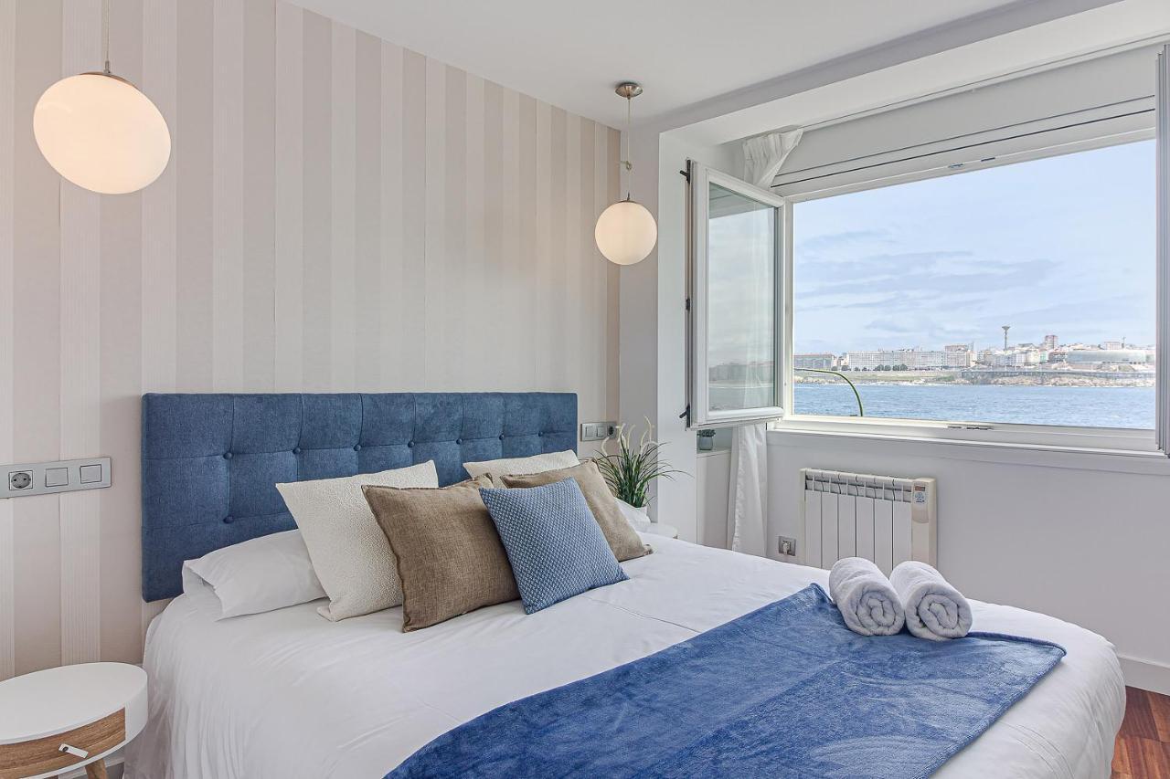 Riazor Ocean View Apartment A Coruna Exterior photo